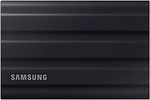 Samsung Mu-PE2T0S/AM T7 escudo portátil State Solid State Drive 2TB, pacote preto com Lexar 32GB 800X UHS-I SDHC Card de memória e pano de limpeza de microfibra
