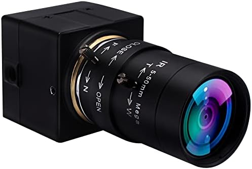 Câmera alpcam USB 8MP Webcam HD 5-50mm Manual Manual Focus Lente Câmera de alta resolução 2448p Câmera de laptop PC para laptop para