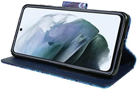 Design de Zase para Samsung Galaxy S21 FE 5G Caixa de telefone da carteira para mulheres PU FLIP FOLI