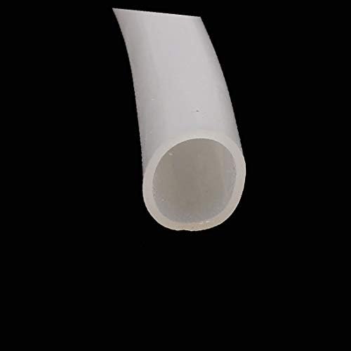 X-Dree 12mm x 14 mm de silicone translúcido Tubo de água de água Tubo de mangueira de mangueira 1 metro de comprimento (12 mm