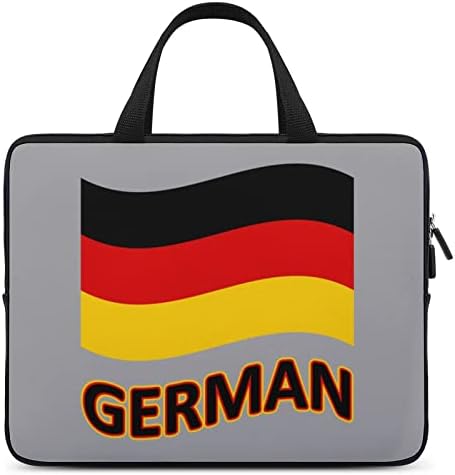 Alemanha Flag Trendy Laptop Bag de computador à prova d'água que transporta uma pasta de negócios para homens para homens