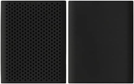 Case de silicone Kwmobile compatível com Samsung portátil SSD T5 - Capa de proteção de caixa para unidade SSD - Black