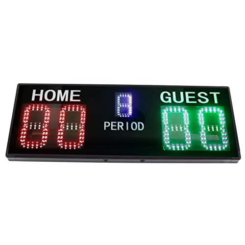 Digital Scoreboard Portátil 5 dígitos Score eletrônico Keeper com controle remoto para luta livre de basquete de vôlei
