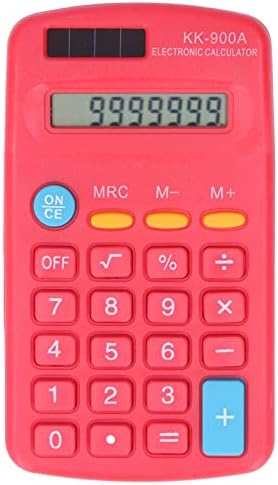 Mini calculadora, tela LCD Exibir material abdas calculadoras de duração de bateria longa para negócios para a escola para o escritório