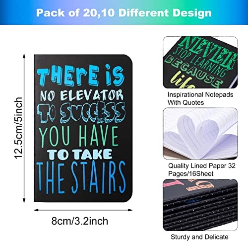 Presentes inspirados no bloco de notas Mini Motivational Journal Notebook Bulk Small Pocket Blinsepads para Escola Office Home