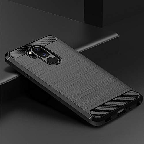 Keepca para LG G7 Finq Case, Caixa de telefone LG G7, Slim Fin Fin Soft flexível TPU Gel Gel Silicone Anti-arranhão Casos de