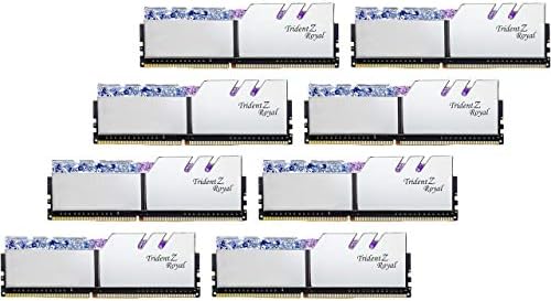 G.Skill Trident Z Royal Series 256GB 288 pinos SDRAM DDR4 3600 CL18-22-22-42 1.35V Modelo de memória da área de trabalho do canal quad f4-3600C18Q2-256GTRS