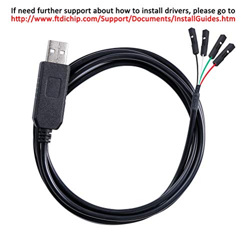 DTECH FTDI USB para TTL Serial 3.3V Cable