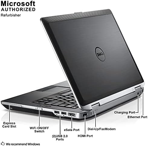 Dell Lat E6420 Laptop, Core i5-2520m, 2,5 GHz, 128 SSD, Windows 10 Professional, Black