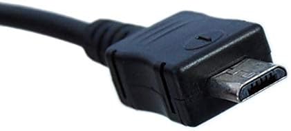 HQRP USB para micro USB Cabo de carregamento compatível com o farol de bicicleta de luz LED CATEYE VOLT 300, PH-BT1000 CIRENS Bluetooth portátil PH-BT1000