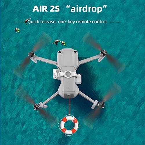 Sistema de queda de drones Teckeen Entrega de presentes Airdrop com bateria Bult-in para DJI Mavic Air 2/Air 2s