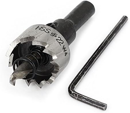 Aexit 22mm Cutting Air Tool Parts & Acessórios DIA HSS Broca de cortador de dente de serra para os acessórios de compressor