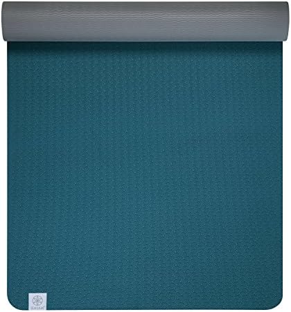 Gaiam Yoga Mat Performance TPE Exercício e Fitness tapet para todos os tipos de ioga, pilates e exercícios de piso