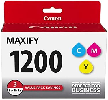 Canon Maxify PGI-1200 3COLOR Multi Pack Compatível para MB2120, MB2720, B2020, MB2320, CIAN, MAGENTA, Amarelo
