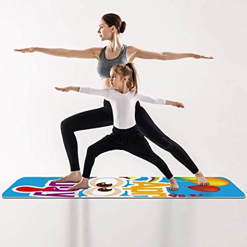 Siebzeh April Bols Day Premium grossa Yoga MAT ECO AMICIONAL DE RORBO