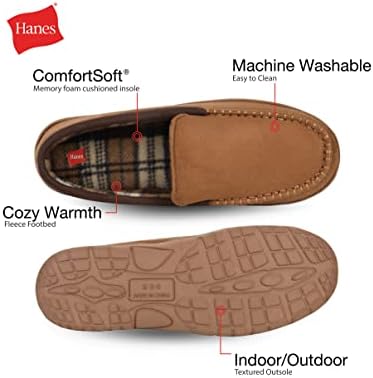 Hanes masculino Mocassin Slipper