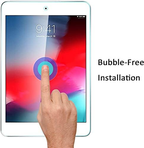 Tantek [Protetor de tela de 2 pacote para iPad mini 5 e iPad mini 4,7,9 polegadas, filme de vidro temperado, ultra claro,