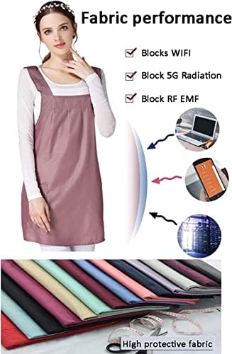 Tecido de fibra de metal, blindagem de sinal EMF, 5G anti-radiação, traje de tecido de bloco RF/EMI/EMF/LF para fazer