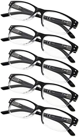 Óculos de leitura vintage de mola com dobradiças de mola incluem leitor de óculos de sol