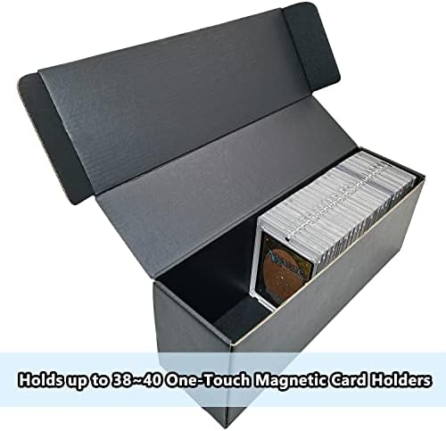 A caixa de armazenamento do Toploader se encaixa nos suportes de cartão magnético | Armazenamento do Toploadador de Cartas | Caixa