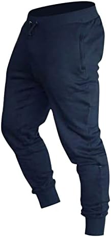 Wabtum Sortpantes Para homens, calça de fitness casual da primavera masculina, com cordão de cordão solto, colorção