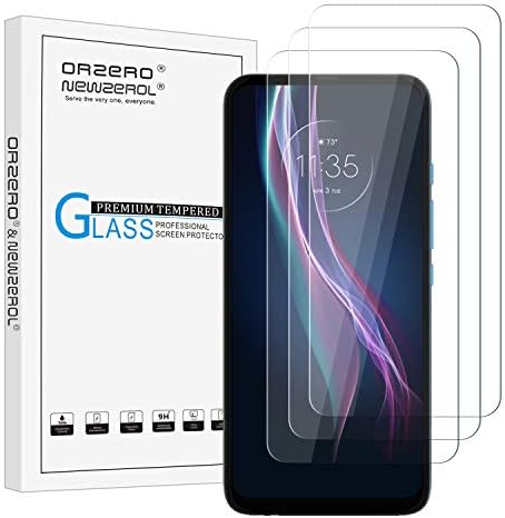 OrZero compatível para Motorola One Fusion+, Motorola One Fusion mais Protetor de tela de vidro temperado, 9 dureza HD anti-arranhão