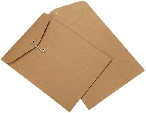 Pastas de arquivo de string patikil 5 pacote a4 tamanho do documento de documentador Organizador arquivamento envelopes jaqueta