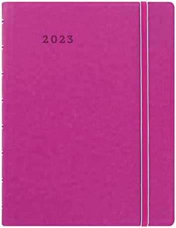 Filofax Soft Touch Planner de 17 meses, 10,88 x 8,5, capa de Fuchsia, 17 meses: 2022 a 2023