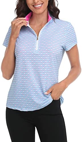 Camisetas de pólo de golfe feminina de LRD