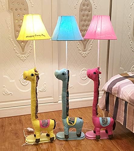 - Lâmpada da lâmpada da mesa Luzes de piso crianças quarto desenho animado lâmpada de chão da sala de estar criativa Estudo