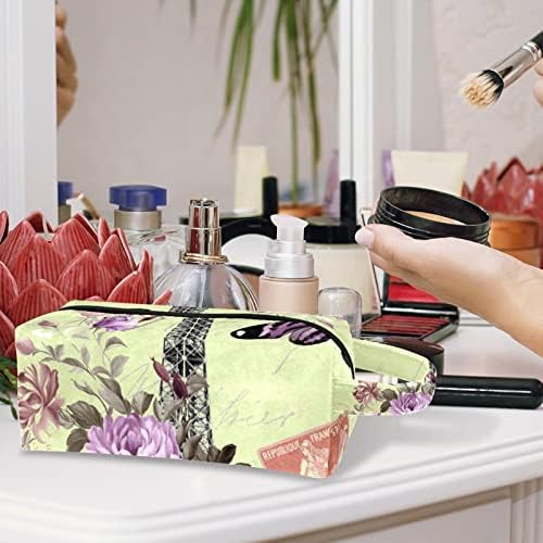 TBOUOBT Bolsa cosmética para mulheres, bolsas de maquiagem Bolsa de higiene pessoal espaçosa presente de viagem, vintage