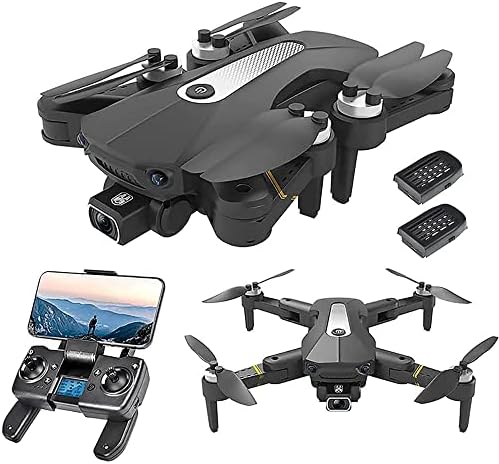 Prendre GPS Drone com 8K HD Camera WiFi FPV Vídeo ao vivo - RC Quadcopter com retorno automático, Siga -me, motor