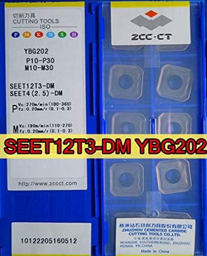 FINCOS SEET12T3 -DM YBG202 10PCS 50PCS ZCC.CT YBG202 Processamento: Aço inoxidável e aço, etc -: SEET12T3 50pcs)