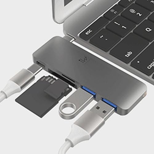 Innowatt USB 3.1 Tipo C Hub com porta de carregamento para MacBook