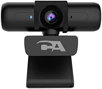 CA Essential Super HD Webcam - Zoom Certified USB webcam, vídeo Super HD de 5MP até 2592x1944 a 30fps, foco automático e correção de luz, microfones omnidirecionais duplos