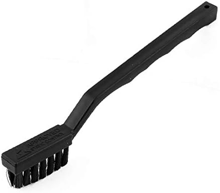 X-Dree 2 PCs 180 x 70 x 10mm preto alça de plástico preto pincel anti-estática industrial (2 unidades 180 x 70 x 10mm