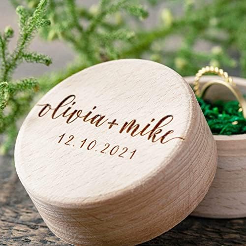 Caixa de anel de casamento personalizada de vinisong