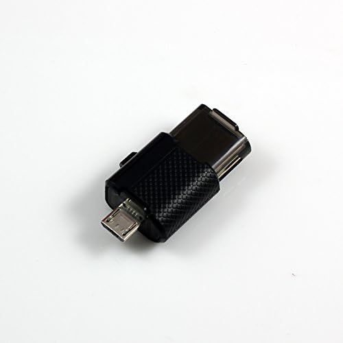 Adaptador de leitor de cartão USB e micro USB 2 em 1 Micro SD com OTG USB 2.0 Um conector masculino e micro B para tablets