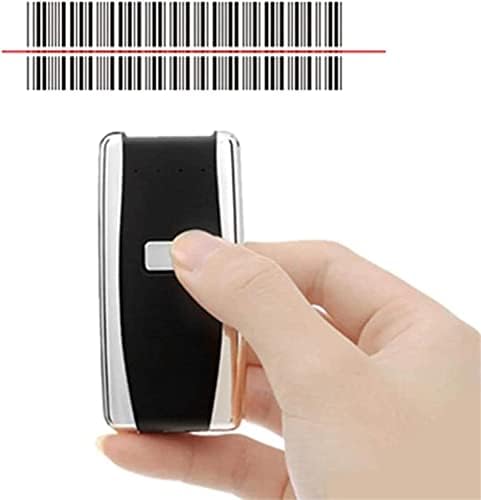 ZCX 2D Red Light Barcode Scanner Reader Recarregável USB Mini Scanner de código de barras Bluetooth Bluetooth Scanner