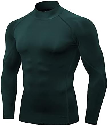 Camisas de compressão Wragcfm para homens de manga longa Tops atléticos Tops Running Undershirts Gym Sports Baselayer