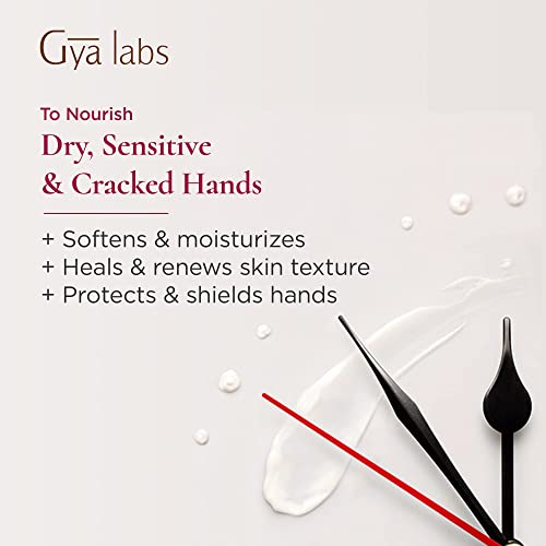 Gya Labs Lavanda Creme para mãos secas - feita com óleo de lavanda terapêutico puro e não diluído - para pele seca e rachada