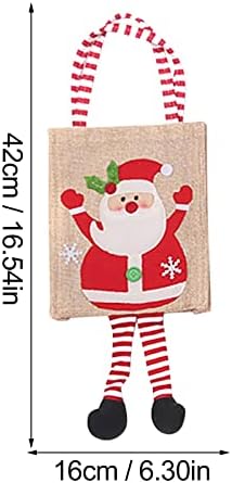 Bolsa de Todozo com alça e etiqueta de lanches suprimentos para festas infantis decorações de natal garotas gnome