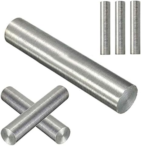 Koleso 1pcs tungstênio haste de alta pureza barra de barra redonda diâmetro de 10 mm 50 mm para acessórios para máquinas -ferramentas