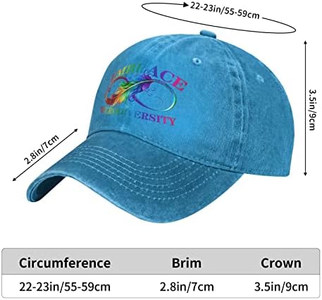 Presente de beisebol de neurodiversidade ZSVNB Caps para homens