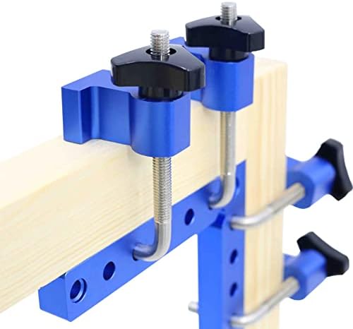 Karsoblei Update Clamping Squares 5-1/2 x 5-1/2 90 graus quadrados de ângulo reto grampos de canto de pica-pau para madeira