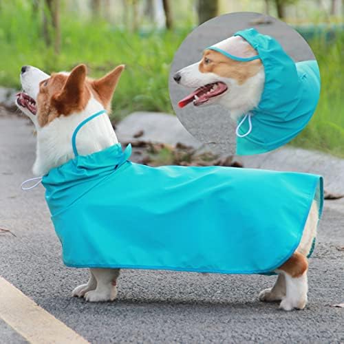 Capa de chuva para cães para cães pequenos médios grandes, capa de chuva de cachorro à prova d'água para cães, poncho de casaco de
