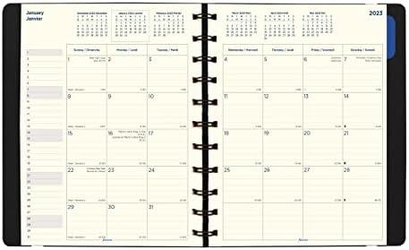 FILOFAX Monthly Planner, 17 meses, agosto de 2022 - dezembro de 2023, encadernação de dois fios, bilíngues, 10.875