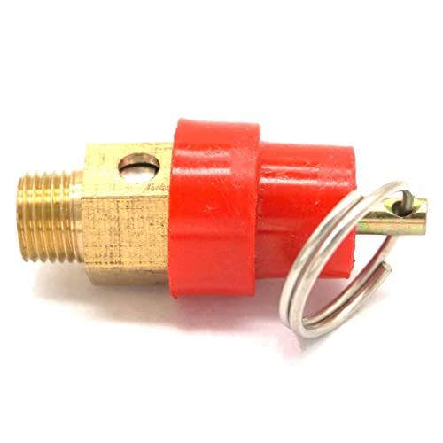 Rosca masculina de 1/8 BSP 57 PSI Brass Compressor de segurança Válvula de alívio da válvula de pressão Válvula de liberação