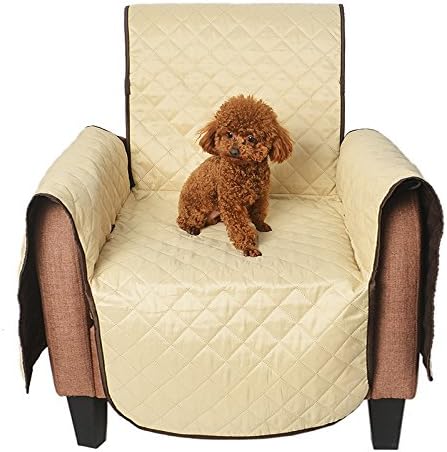 Protetor de mobiliário de Yumuo para cão de estimação, sofá reversível de espessura à prova d'água Cover estilo ocidental de cor sólida cor de capa de canil para cadeira Couch-C