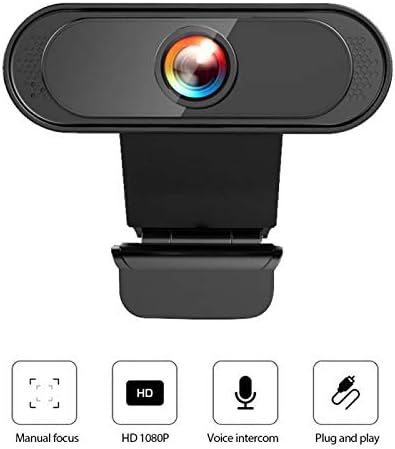 Câmera de computador Câmera de webcam 1080p/720p HD com microfone HD interno Câmeras rotativas USB para vídeo de vídeo